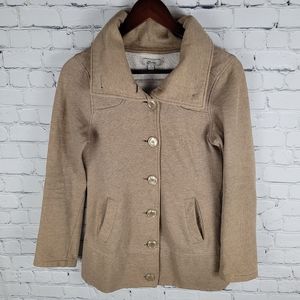 GUESS | button up high neck long jacket